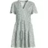 Women's Petite Cotton Jersey Tiered Mini Dress, Front