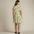 Women's Cotton Jersey Tiered Mini Dress, Back