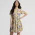 Women's Cotton Jersey Tiered Mini Dress, Front