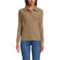 Women's Long Sleeve Waffle Collared Shacket