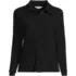 Women's Long Sleeve Waffle Collared Shacket, Front