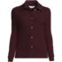 Women's Plus Size Long Sleeve Waffle Collared Shacket, Front