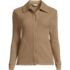 Women's Plus Size Long Sleeve Waffle Collared Shacket, Front