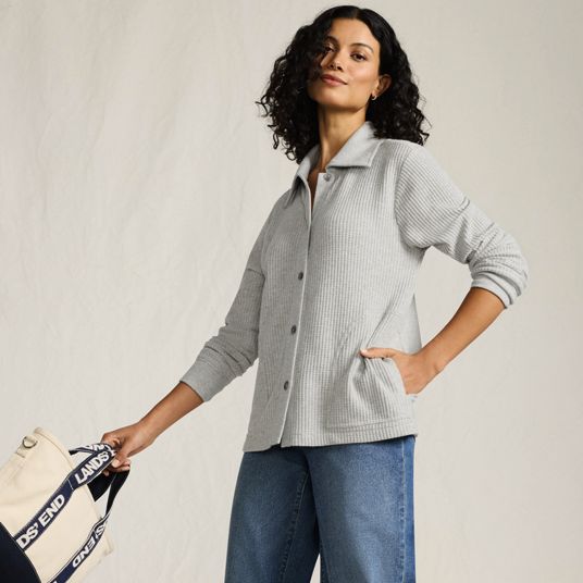 slim fit dress slacks Women's Classic Dark Grey Button Front, Collar Dress Shirt