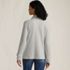Women's Long Sleeve Waffle Collared Shacket, Back