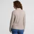 Women's Long Sleeve Waffle Collared Shacket, Back