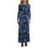 Women's Silky Knit Ruched Maxi Dress, Front