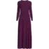 Women's Silky Knit Ruched Maxi Dress, Front