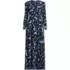 Women's Silky Knit Ruched Maxi Dress, Front