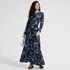 Women's Silky Knit Ruched Maxi Dress, alternative image