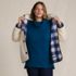 Women's Plus Size Long Sleeve Waffle Cowl Neck Tunic, alternative image