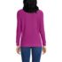 Women's Long Sleeve Waffle Quarter Zip Pullover, Back