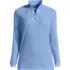 Women's Long Sleeve Waffle Quarter Zip Pullover, Front