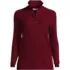Women's Long Sleeve Waffle Quarter Zip Pullover, Front