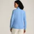 Women's Long Sleeve Waffle Quarter Zip Pullover, Back