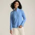 Women's Long Sleeve Waffle Quarter Zip Pullover, Front
