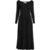 Women's Cotton Modal Off Shoulder Midi Dress, Front