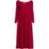 Women's Cotton Modal Off Shoulder Midi Dress, Front
