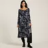 Women's Cotton Modal Off Shoulder Midi Dress, alternative image