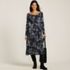 Women's Cotton Modal Off Shoulder Midi Dress, alternative image