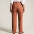 Women's Plus Size Chino High Rise Rail Straight Leg Pants, Back