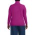 Women's Plus Size Long Sleeve Waffle Quarter Zip Pullover, Back