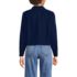 Women's Boxy Cropped No Iron Pintuck Shirt, Back
