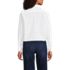 Women's Boxy Cropped No Iron Pintuck Shirt, Back