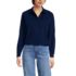 Women's Boxy Cropped No Iron Pintuck Shirt, Front