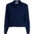 Women's Boxy Cropped No Iron Pintuck Shirt, Front