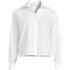Women's Boxy Cropped No Iron Pintuck Shirt, Front
