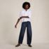 Women's Boxy Cropped No Iron Pintuck Shirt, alternative image