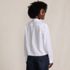 Women's Boxy Cropped No Iron Pintuck Shirt, Back