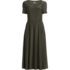 Women's Silky Knit Sweetheart Midi Dress, Front