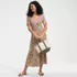 Women's Silky Knit Sweetheart Midi Dress, alternative image