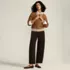Women's Sport Knit High Rise Barrel Ankle Pants, alternative image