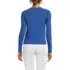 Women's Cotton Pointelle Satin Trim Cardigan Sweater, Back