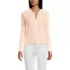 Women's Cotton Pointelle Satin Trim Cardigan Sweater, Front