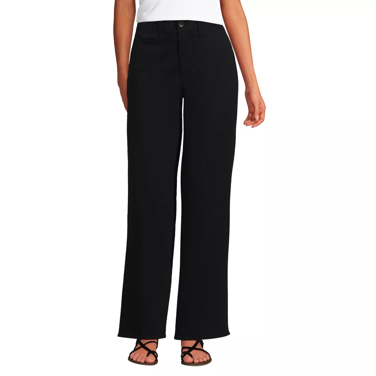Women's Chino High Rise Rail Straight Leg Pants