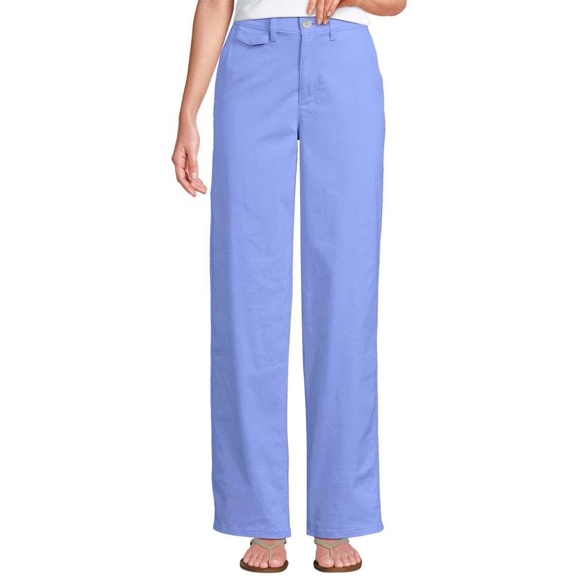 Women's Chino High Rise Rail Straight Leg Pants