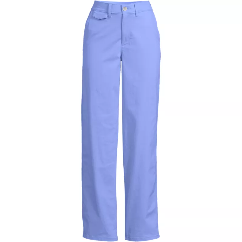 Women's Chino High Rise Rail Straight Leg Pants, Front
