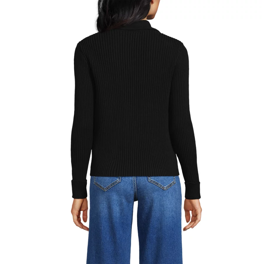 Women's Drifter Ribbed Collared Blazer Sweater view 4