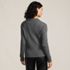 Women's Drifter Ribbed Collared Blazer Sweater, Back