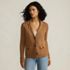 Women's Drifter Ribbed Collared Blazer Sweater, Front