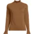 Women's Cotton Pointelle Turtleneck Sweater, Front