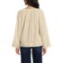 Women's Plus Size Voile Tie Neck Poet Blouse, Back