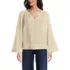 Women's Voile Tie Neck Poet Blouse, Front