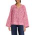 Women's Voile Tie Neck Poet Blouse, Front
