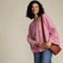 Women's Voile Tie Neck Poet Blouse, alternative image