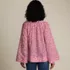Women's Voile Tie Neck Poet Blouse, Back